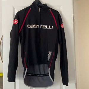 Castelli Convertible RossoCorsa Riding Zip Up w12 XL